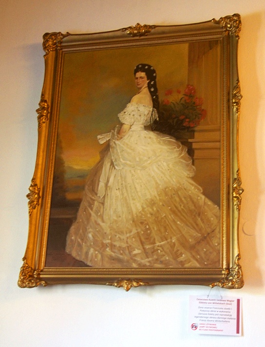 Pałac w Mosznej - portret Sisi, żony cesarza Franciszka Józefa I
