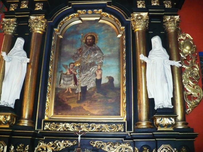 Barokowy obraz św.Rocha
