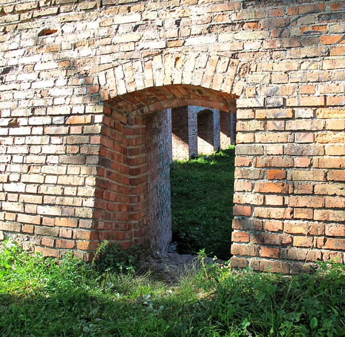 ruiny zamku w Krupem