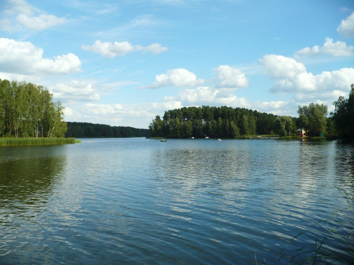 Jezioro Koronowskie-półwysep w Samociążku