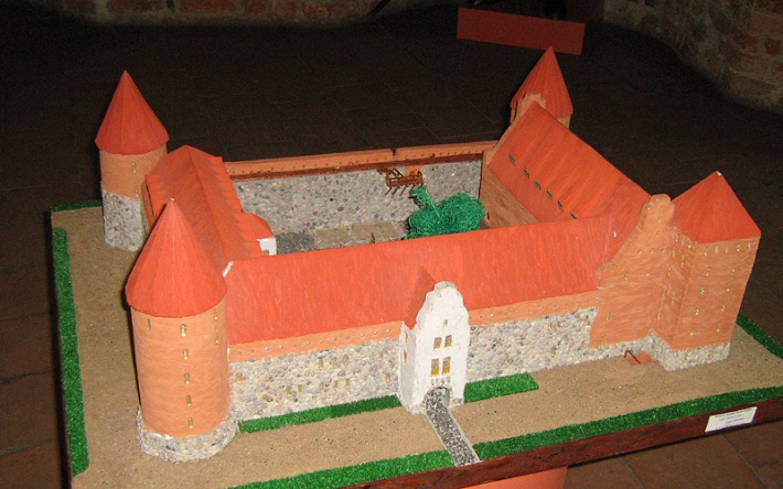 model zamku w Bytowie
