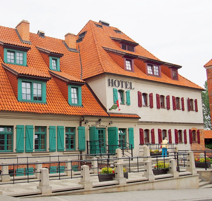 Toruń - dawny młyn zamkowy, obecnie hotel
