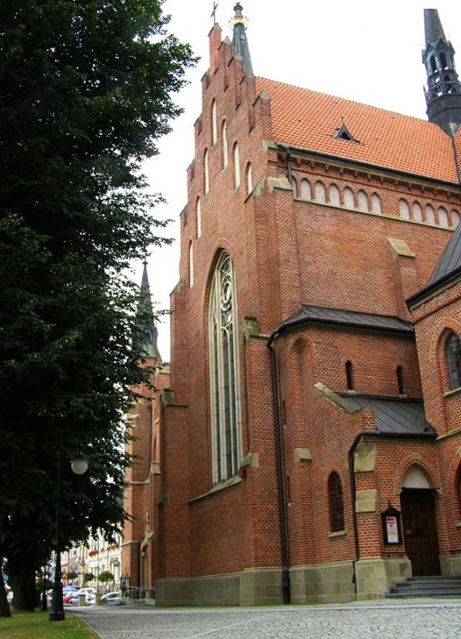 Kościół św. Katarzyny w Grybowie - południowe ramię transeptu