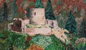 Ruiny zamku w Rytrze