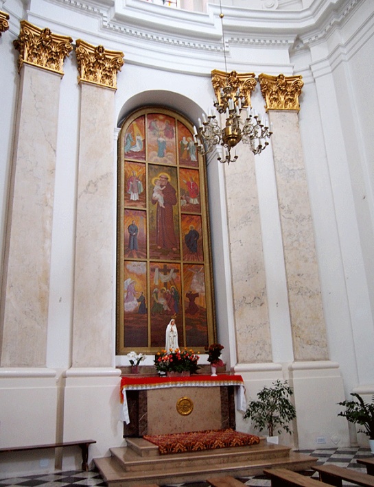 Bazylika NMP w Chełmie - ołtarz św. Antoniego