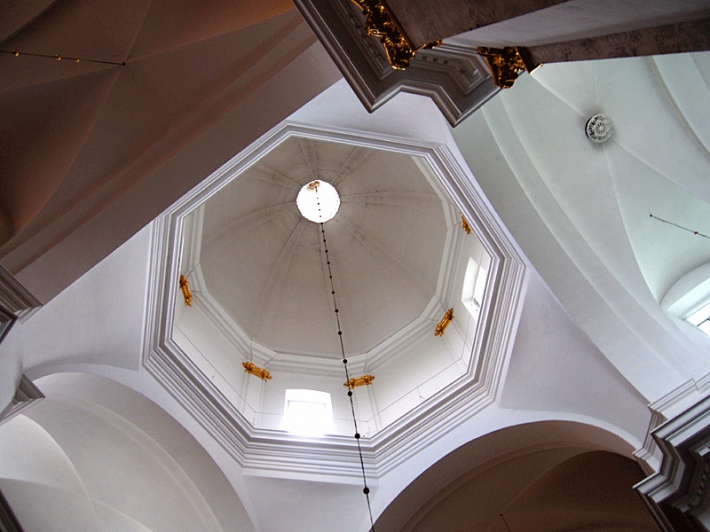 Bazylika NMP w Chełmie - wnętrze kopuły