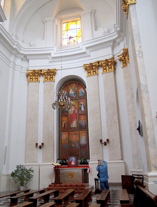 Bazylika NMP w Chełmie - ołtarz Serca Jezusowego