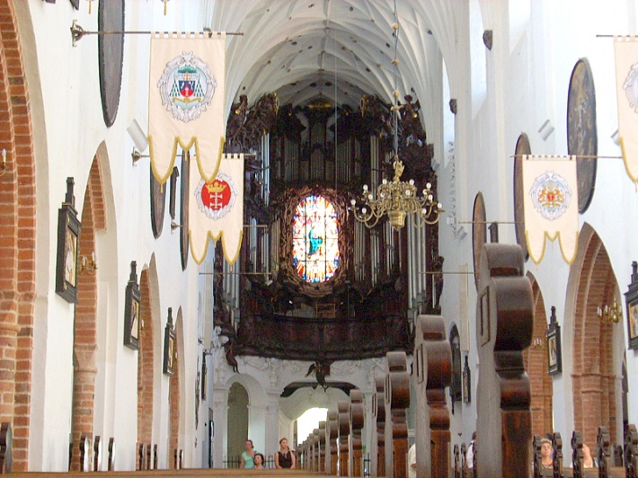 Archikatedra w Oliwie - nawa główna, organy