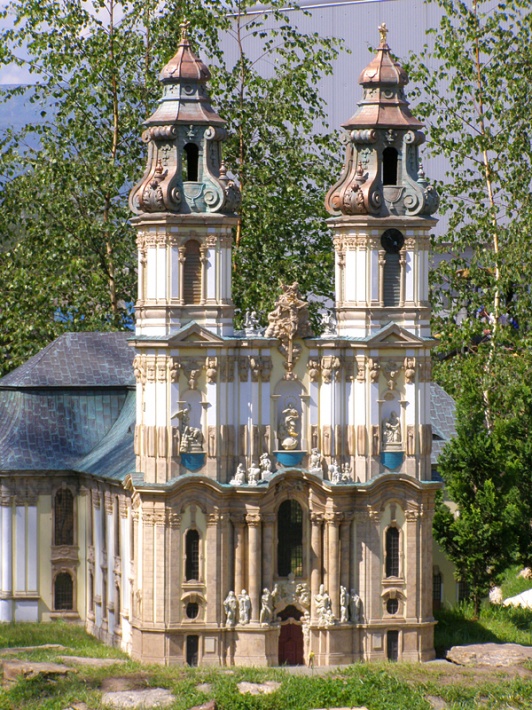Park Miniatur Kowary - Bazylika w Krzeszowie