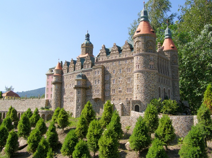 Park Miniatur Kowary - zamek w Książu