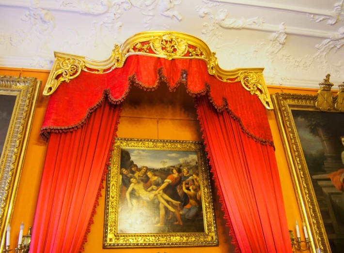 Pałac Zamoyskich w Kozłówce - sypialnia hrabiego Konstantego Zamoyskiego
