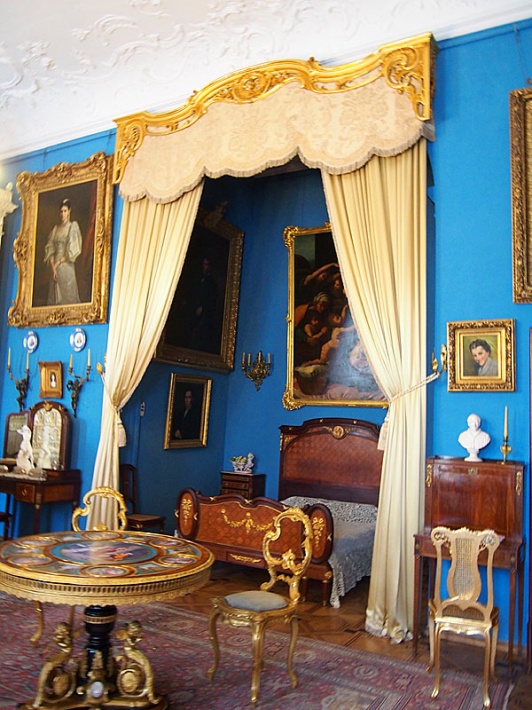 Pałac Zamoyskich w Kozłówce - sypialnia hrabiny