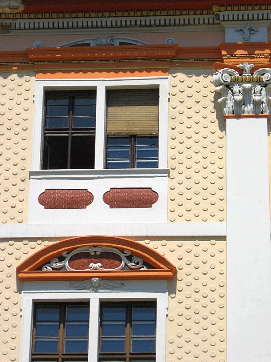 detale architektoniczne budynku klasztornego