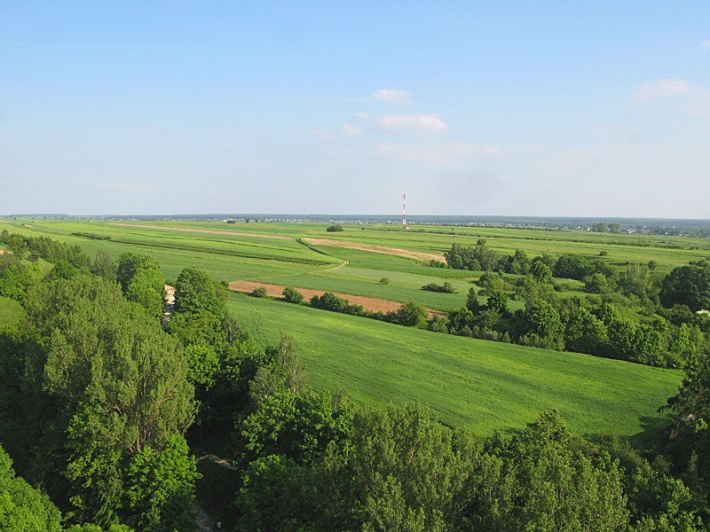 Iłża - widok na rozległe pola