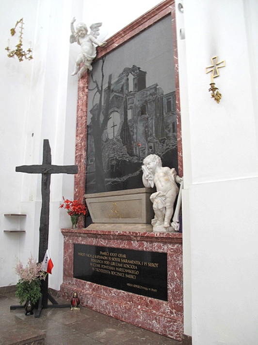 Pomnik poświęcony ofiarom tragedii z 31 sierpnia 1944 roku