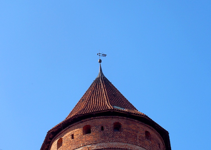 Zamek Kapituły Warmińskiej w Olsztynie - zwieńczenie wieży zamkowej