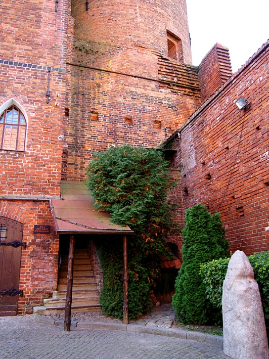 Zamek Kapituły Warmińskiej w Olsztynie - wejście na wieżę zamkową