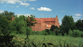Zamek prokuratorów krzyżackich w miejscowości Barciany