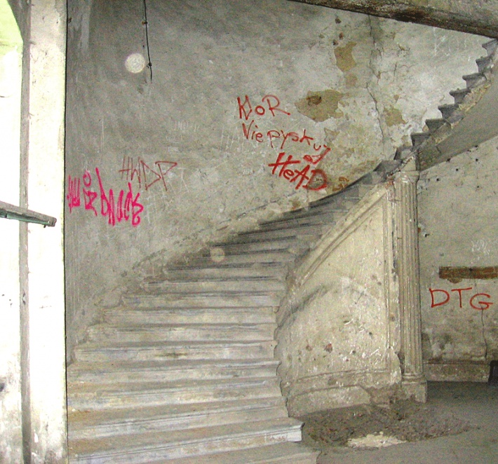 schody reprezentacyjne na zamku górnym