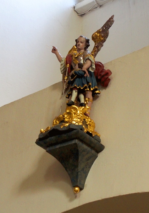 Głogówek - Sanktuarium MB Loretańskiej, figura Anioła Stróża