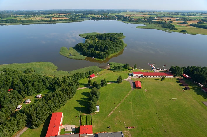 Jezioro Stręgiel - widok z lotu ptaka.
Fotka pochodzi ze zbiorów http://www.fotowojcik.pl