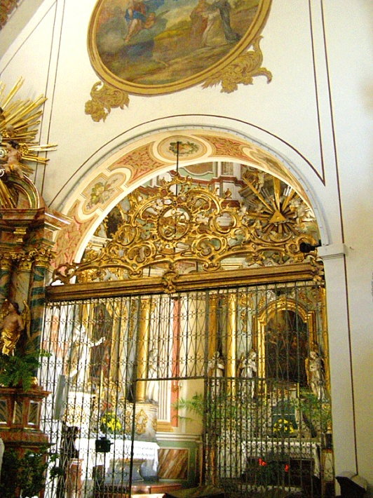 sanktuarium św. Anny - krata kaplicy św. Franciszka