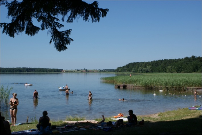 Jezioro Gołdopiwo - kapielisko w Ośrodku Aneta w miejscowości Przerwanki