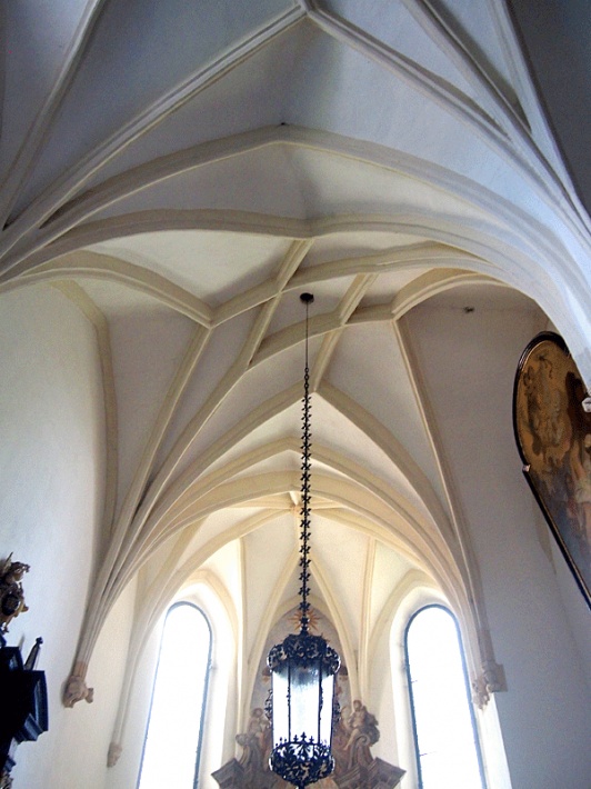 Głogówek - kościół św. Bartłomieja, sklepienie kaplicy Oppersdorffów