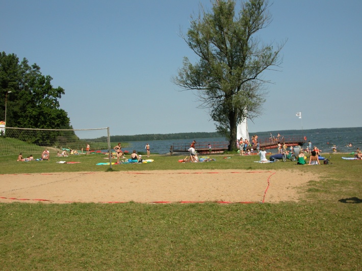 Plaża gminna w Kruklankach