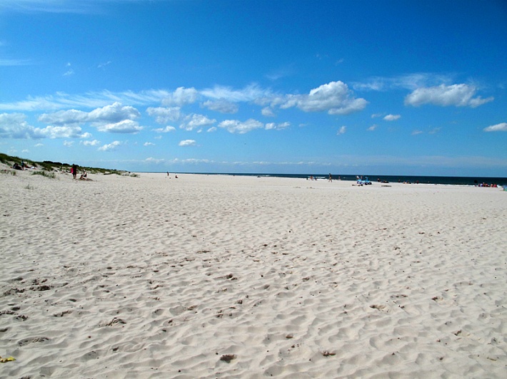 plaża morska w Słowińskim Parku Narodowym