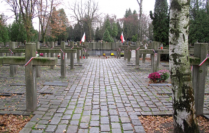 kwatera żołnierzy AK - Zgrupowań Obwodu Żoliborz, poległych w powstaniu warszawskim