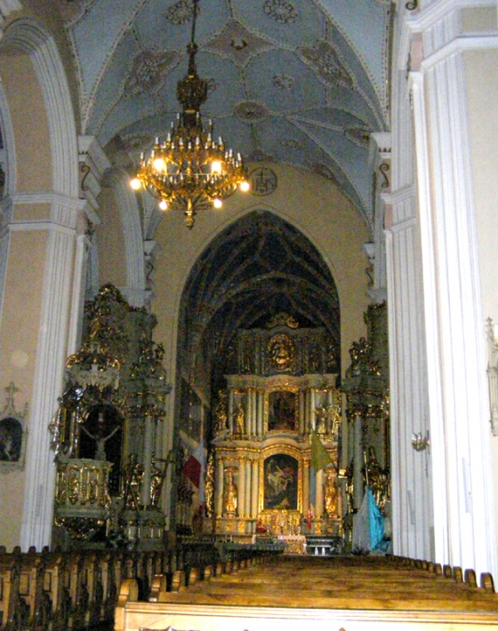 Kalisz, katedra św. Mikołaja - wnętrze kościoła