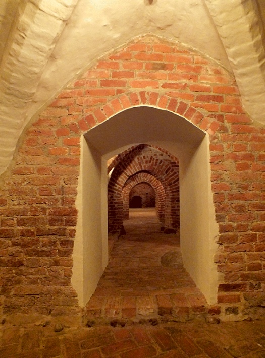 Zamek biskupi w Lidzbarku Warmińskim - pierwszy poziom piwnic
