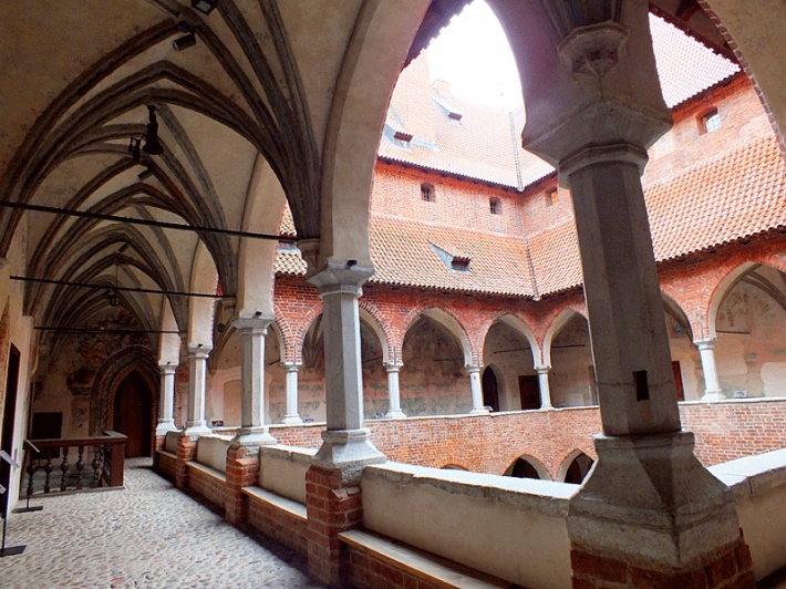 Zamek biskupi w Lidzbarku Warmińskim - krużganki I piętra
