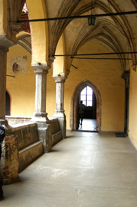 Lidzbark Warmiński - krużganki I piętra zamku biskupiego