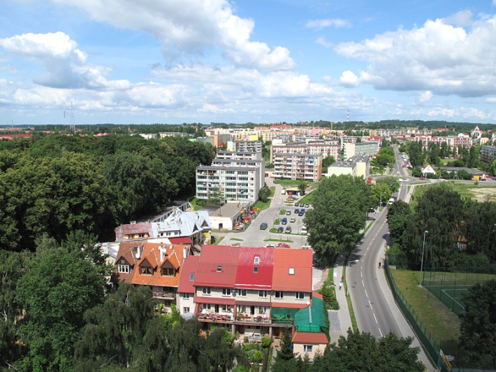 widok na ulicę Wodociągową