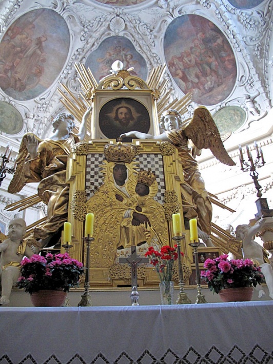 kościół św. Antoniego z Padwy - ołtarz główny, rewers