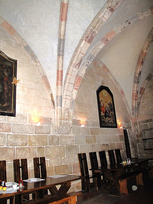 klasztor cysterski w Wąchocku - refektarz