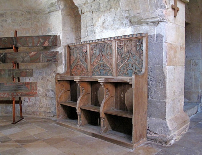 archikolegiata w Tumie - gotyckie stalle