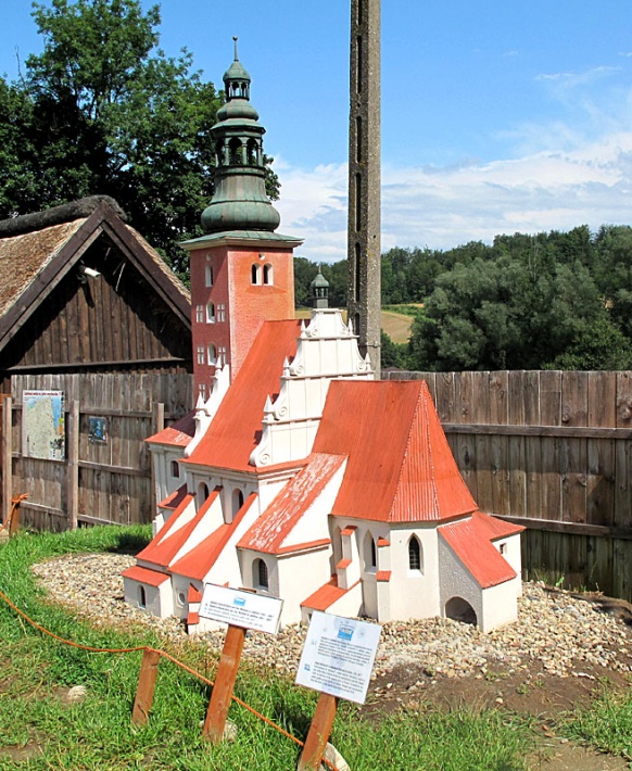 Strysza Buda - miniatura nieistniejącego już kościoła farnego św. Michała w Lublinie
