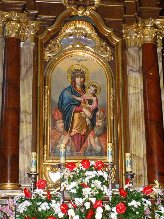 Sanktuarium Matki Bożej Mirowskiej w Pińczowie - cudowny obraz Matki Bożej Mirowskiej