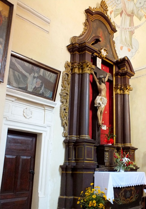 Sanktuarium MB Mirowskiej w Pińczowie - ołtarz w kaplicy Pana Jezusa