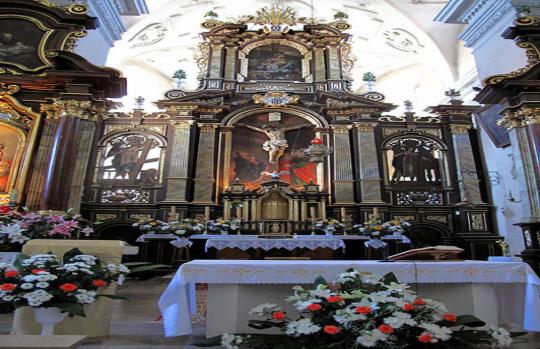 Sanktuarium Matki Bożej Mirowskiej w Pińczowie - ołtarz główny
