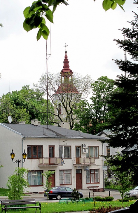 Szczebrzeszyn - wieża kościoła św. Mikołaja