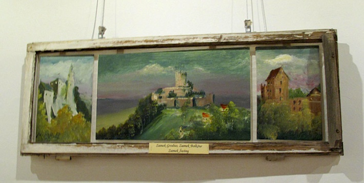 zamek Bolków - zamek Grodno, Bolków i Świny pędzla Artura Sudaka, ekspozycja w Muzeum
