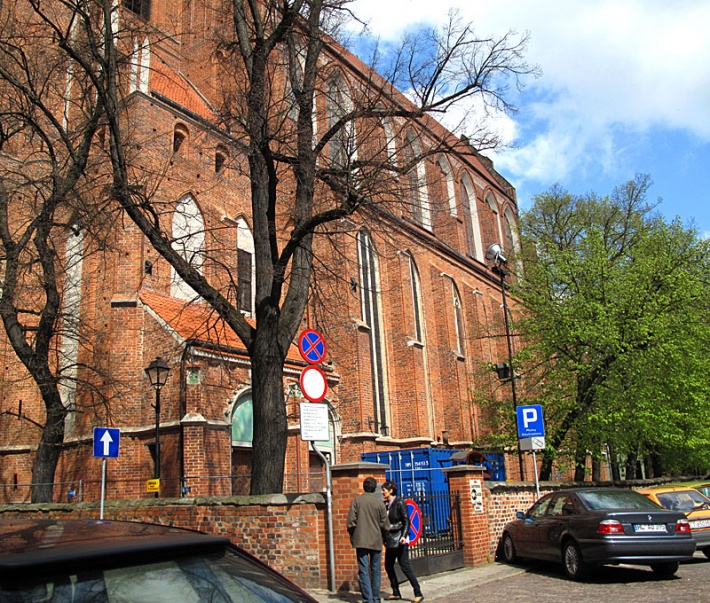 Katedra świętych Janów w Toruniu - elewacja południowa