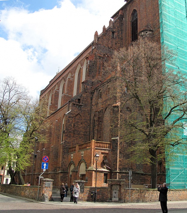 Katedra świętych Janów w Toruniu - elewacja północna