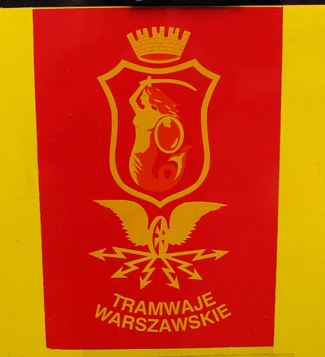 Syrenka na logo Tramwajów Warszawskich