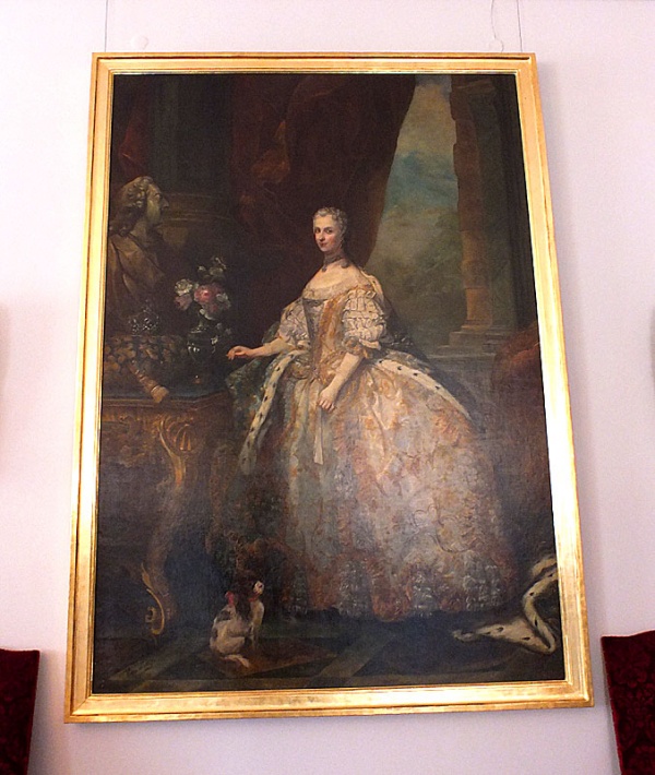 Zamek w Baranowie Sandomierskim - Sala Portretowa, portret Marii Leszczyńskiej, królowej Francji, żony Ludwika XV