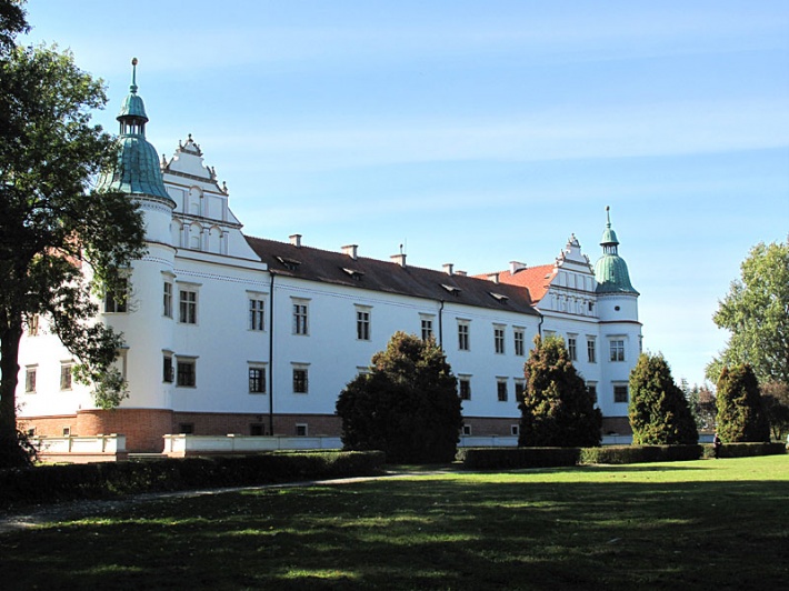 Zamek w Baranowie Sandomierskim - elewacja północna